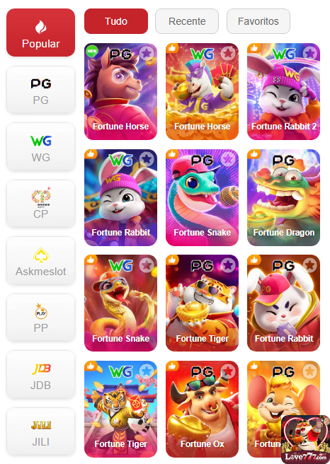 Experiência de Jogos love777.com